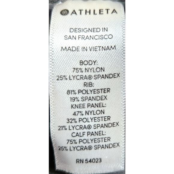 Athleta Mid Rise Salutation Mod Block 7/8 Tight Leggings Women's Size Large - Picture 5 of 6